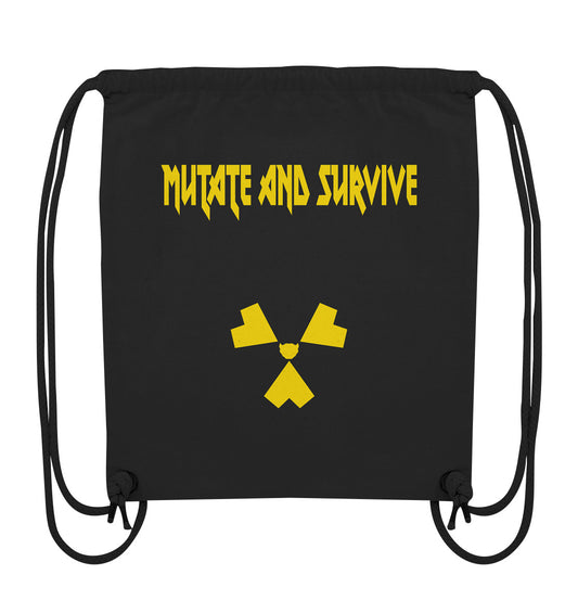 MUTATE AND SURVIVE - Organic Gym-Bag